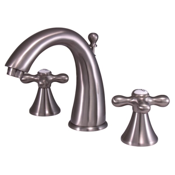 Kingston Brass 8" Widespread Bathroom Faucet, Brushed Nickel KS2978AX - main
